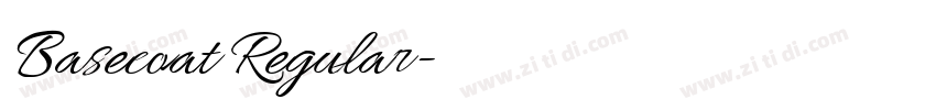 Basecoat Regular字体转换 Basecoat Regular字体转换